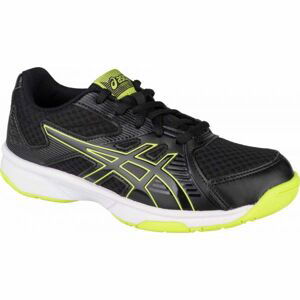 Asics UPCOURT 3 GS Dětská sálová obuv, černá, velikost 37