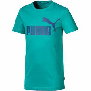 Puma ESS LOGO TEE B zelená 140 - Chlapecké triko