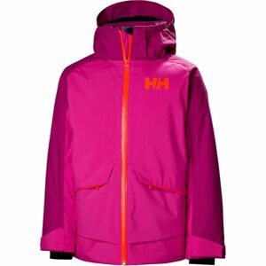 Helly Hansen JR STARLIGHT JACKET fialová 12 - Dětská lyžařská bunda