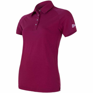 Sensor MERINO ACTIVE POLO Dámské triko, fialová, velikost S