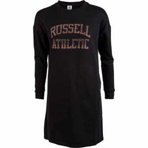 Russell Athletic PRINTED DRESS Dámské šaty, černá, velikost