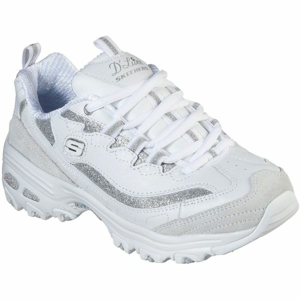 Skechers D'LITES GLIMMER EVE bílá 41 - Dámské nízké tenisky