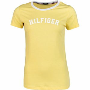 Tommy Hilfiger SS TEE PRINT žlutá S - Dámské tričko