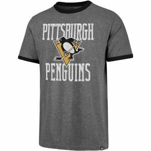 47 NHL PITTSBURGH PENGUINS BELRIDGE CAPITAL RINGER Pánské tričko, tmavě šedá, velikost XL
