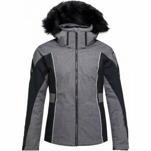 Rossignol W SKI HEATHER JKT tmavě šedá 2XL - Dámská lyžařská bunda