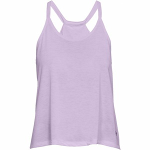 Under Armour WHISPERLIGHT TANK FOLDOVER fialová M - Dámské tílko