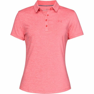 Under Armour ZINGER SHORT SLEEVE POLO růžová XL - Dámské tričko