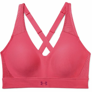 Under Armour VANISH MID MESH BRA růžová XS - Dámská sportovní podprsenka