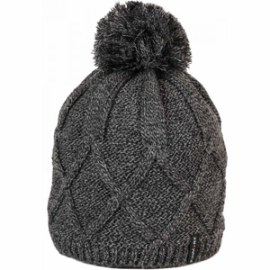 Finmark WINTER HAT Zimní pletená čepice, tmavě šedá, veľkosť UNI