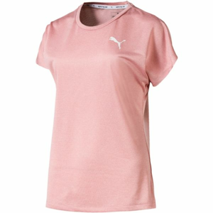 Puma ACTIVE MESH HEATHER TEE bílá S - Dámské sportovní triko