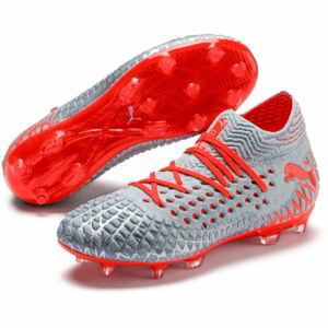 Puma FUTURE 4.1 NETFIT FG AG JR šedá 1 - Dětské kopačky