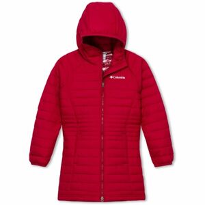 Columbia POWDER LITE GIRLS MID JACKET červená S - Dívčí bunda