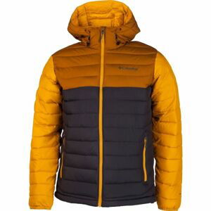 Columbia POWDER LITE HOODED JACKET žlutá XL - Pánská bunda