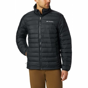 Columbia POWDER LITE JACKET Pánská zimní bunda, černá, velikost M