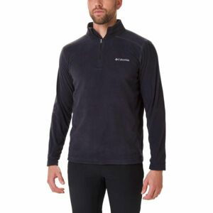 Columbia KLAMATH RANGE II HALF ZIP Pánská outdoorová mikina, Černá,Bílá, velikost M