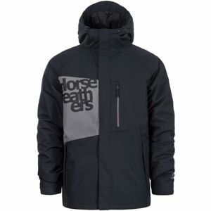 Horsefeathers CLAPTON JACKET černá S - Pánská zimní bunda