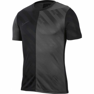 Nike DRY ACDMY TOP SS AOP M černá XL - Pánské tričko