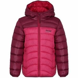 Loap INPETO Dětská bunda, růžová, velikost 112/116