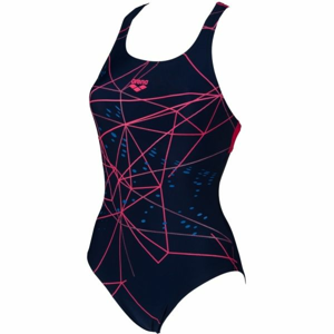 Arena W BRILLIANCE SWIM PRO BACK ONE PIECE B tmavě modrá 40 - Dámské jednodílné plavky