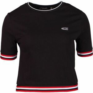 O'Neill LW SPORT STRIPE RIB TEE černá XS - Dámské tričko