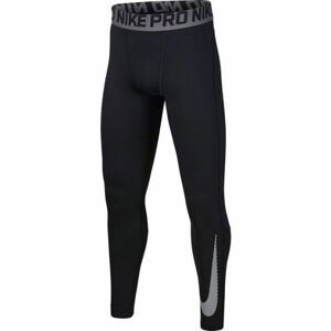 Nike NP THERMA TIGHT GFX B černá M - Chlapecké tréninkové legíny