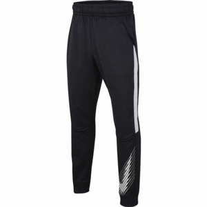 Nike THERMA GFX TAPR PANT B černá L - Chlapecké tepláky