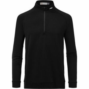 Kjus MEN KEANO HALF-ZIP Pánská střední vrstva, černá, velikost XL