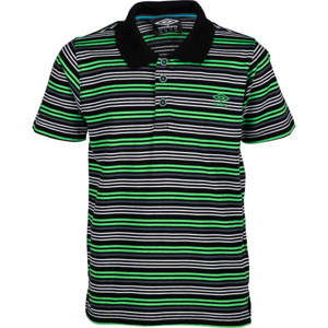 Umbro PERRY Dětské polo tričko, Zelená,Bílá,Černá, velikost 152-158
