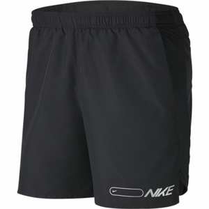 Nike AIR CHLLGR SHORT 7IN BF M Pánské běžecké kraťasy, Černá,Šedá, velikost XXL