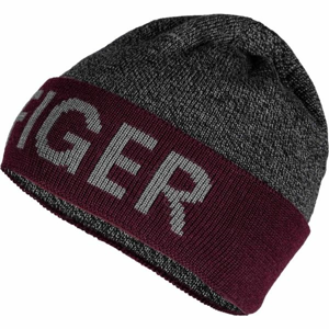 Tommy Hilfiger HILFIGER SELVEDGE BEANIE černá  - Pánská čepice