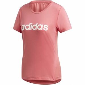 adidas W D2M LO TEE Dámské tričko, růžová, velikost XL