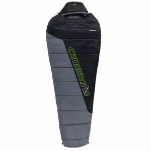 Crossroad TARTAR 220 Spací pytel, tmavě šedá, velikost 220 cm - levý zip