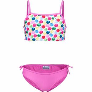 Lotto LYRA Dívčí dvoudílné plavky, růžová, veľkosť 152-158