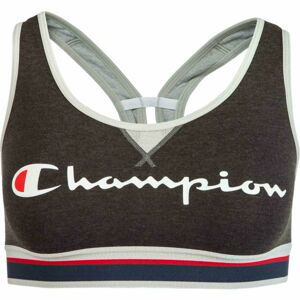 Champion CROP TOP AUTHENTIC Dámská sportovní podprsenka, tmavě šedá, velikost S