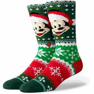 Stance MICKEY CLAUS Pánské ponožky, tmavě zelená, velikost S