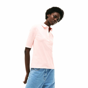 Lacoste S S/S BEST POLO světle růžová 38 - Dámské polo tričko
