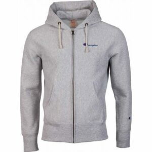 Champion HOODED FULL ZIP SWE šedá M - Pánská mikina