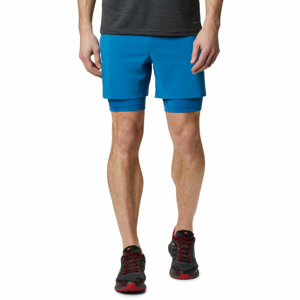 Columbia TITAN ULTRA II SHORT M modrá XL - Pánské běžecké šortky