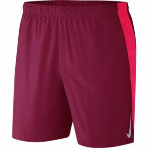 Nike CHLLGR SHORT 7IN 2IN1 M Pánské běžecké kraťasy, vínová, velikost M