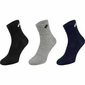 Lotto PLAYER MIDI SOCKS 3P tmavě modrá 43 - 46 - Set ponožek