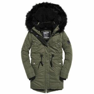 Superdry NADARE MICROFIBRE PARKA zelená 12 - Dámská parka