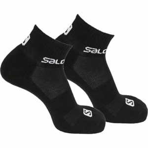 Salomon EVASION 2-PACK Unisex ponožky, Černá,Bílá, velikost