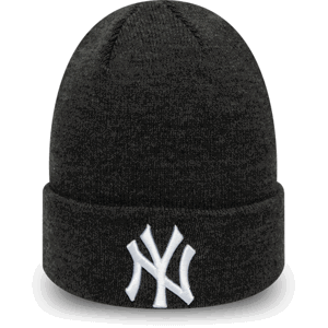 New Era MLB HEATHER ESSENTIAL KNIT NEW YORK YANKEES černá UNI - Pánská zimní čepice