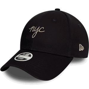 New Era 9FORTY WMNS NYC SCRIPT černá UNI - Dámská klubová kšiltovka