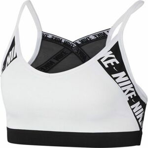 Nike INDY LOGO BRA Dámská sportovní podprsenka, bílá, velikost XS