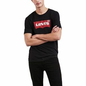 Levi's GRAPHIC SET-IN NECK Pánské tričko, černá, velikost S