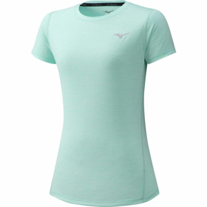 Mizuno IMPULSE CORE TEE Dámské běžecké triko, světle zelená, velikost XS