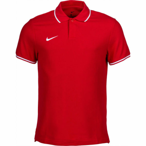 Nike POLO TM CLUB19 SS M zelená S - Pánské polotričko