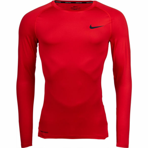 Nike NP TOP LS TIGHT M zelená 2XL - Pánské tričko s dlouhým rukávem