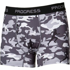 Progress CAMO šedá L - Pánské boxerky